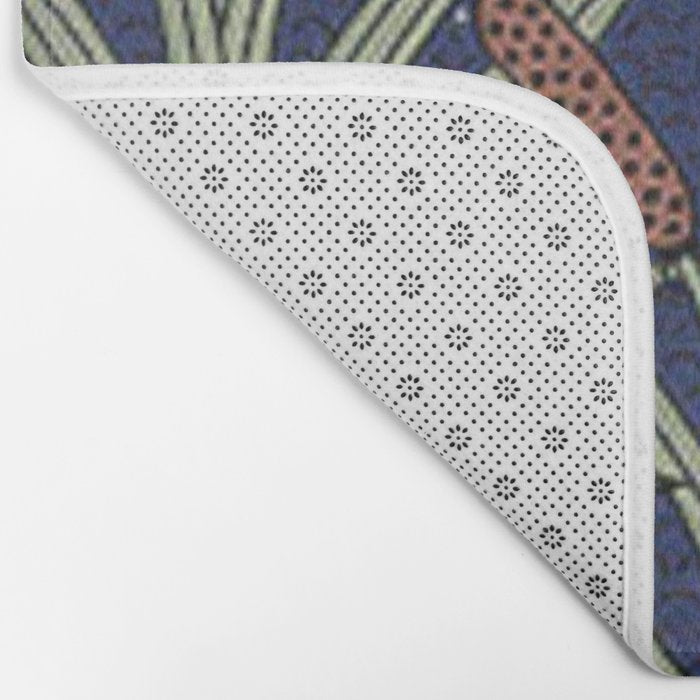 William Morris Iris Art Bath Mat Gallery Image 2