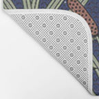 William Morris Iris Art Bath Mat Gallery Image 2