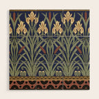 William Morris Iris Art Wood Wall Art Gallery Image 1