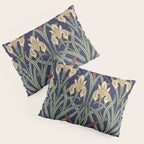 William Morris Iris Art Pillow Sham Gallery Image 3