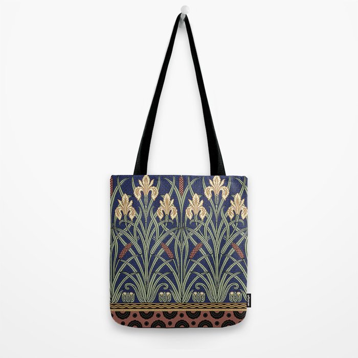 William Morris Iris Art Tote Bag Gallery Image 2