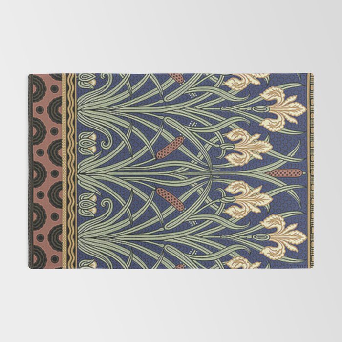 William Morris Iris Art Rug Gallery Image 2