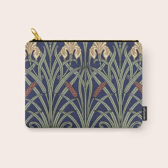 William Morris Iris Art Carry All Pouch Gallery Image 1