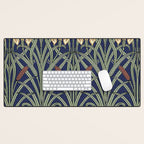 William Morris Iris Art Desk Mat Gallery Image 1