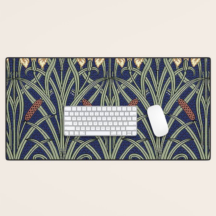 William Morris Iris Art Desk Mat Gallery Image 1