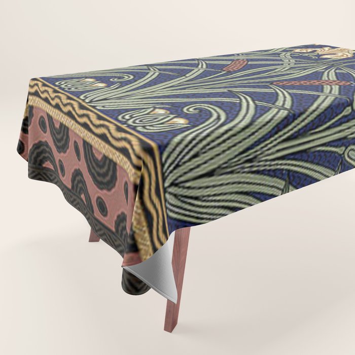 William Morris Iris Art Tablecloth Gallery Image 1