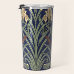 William Morris Iris Art Travel Mug Gallery Image 3