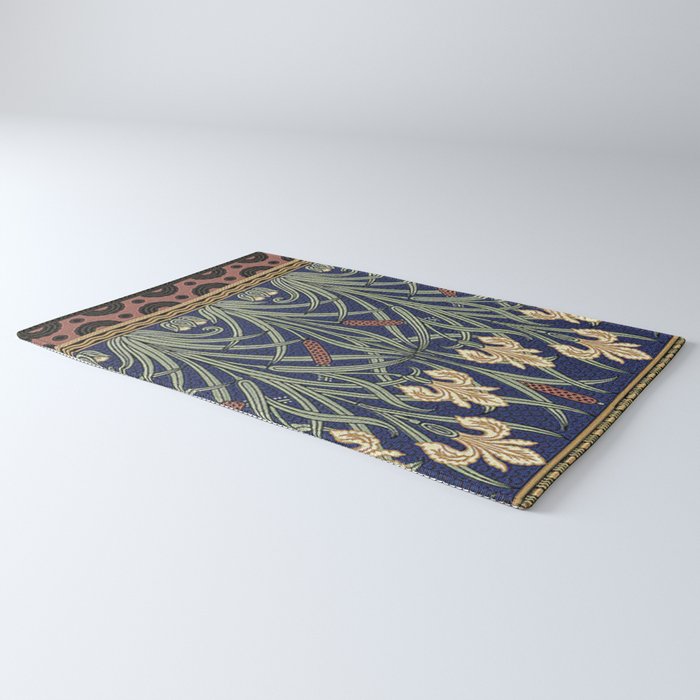 William Morris Iris Art Rug Gallery Image 3