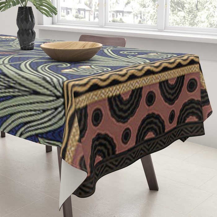 William Morris Iris Art Tablecloth Gallery Image 3