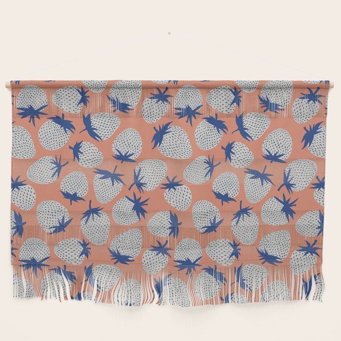 Inky Strawberries Wall Hanging Gallery Image 1