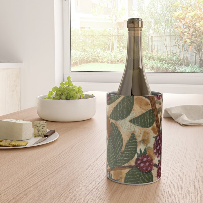 In Season in Red Raspberry and Forest Green Wine Chiller Gallery Image 4
