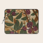 In Season in Red Raspberry and Forest Green Laptop Sleeve Gallery Image 1