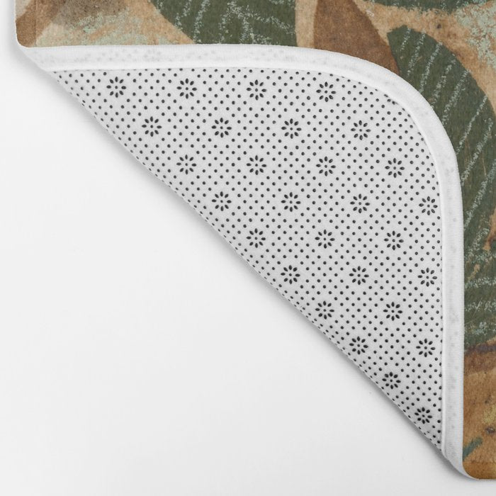 In Season in Red Raspberry and Forest Green Bath Mat Gallery Image 2
