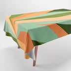 Colorful Agave Painted Cactus Illustration Tablecloth Gallery Image 1