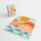 Sunset On Hills and Sea  Jigsaw Puzzle Gallery Image 2