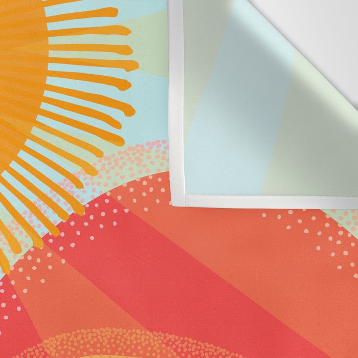 Sunset On Hills and Sea  Wall Tapestry Gallery Image 3