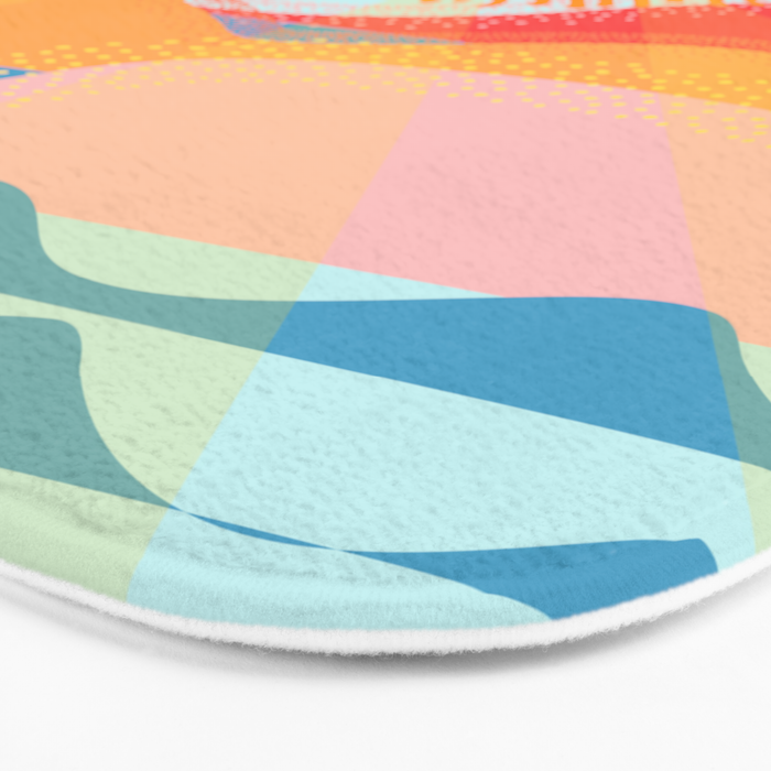 Sunset On Hills and Sea  Bath Mat Gallery Image 3