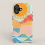 Sunset On Hills and Sea  iPhone Case Gallery Image 1