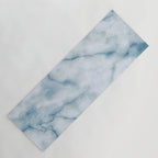 Light blue marble texture Yoga Mat Gallery Image 1