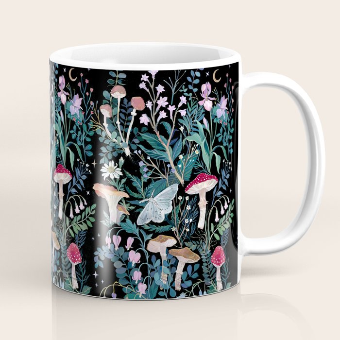 Night Mushrooms Coffee Mug Gallery Image 1