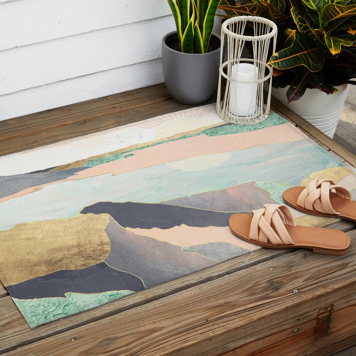 Sunrise Beach Outdoor Rug Gallery Image 2