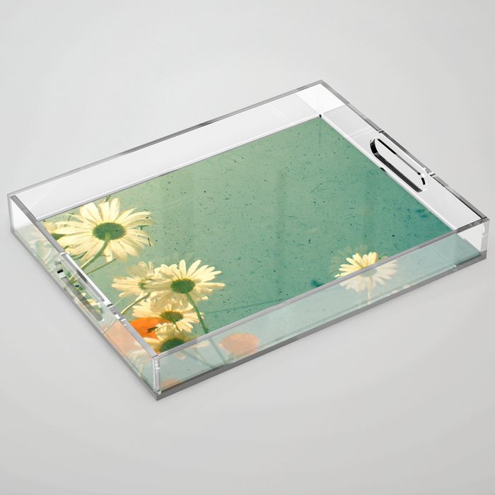 Daisy Acrylic Tray Gallery Image 1