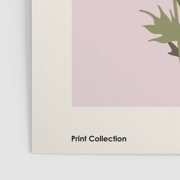 Flower market, Bern, Abstract botanical art Poster Gallery Image 3