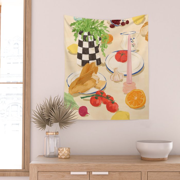 Fresh Brunch Wall Tapestry Gallery Image 2