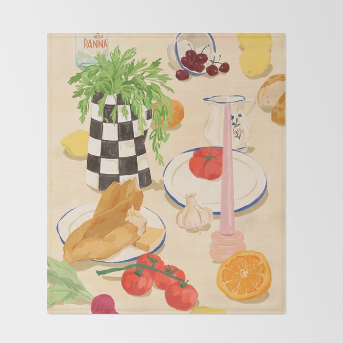 Fresh Brunch Throw Blanket Gallery Image 2