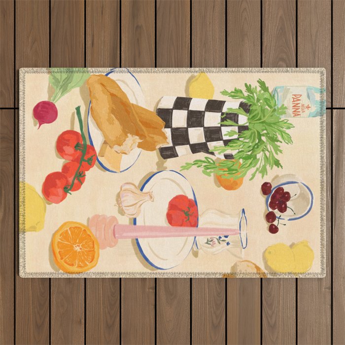 Fresh Brunch Outdoor Rug Gallery Image 1