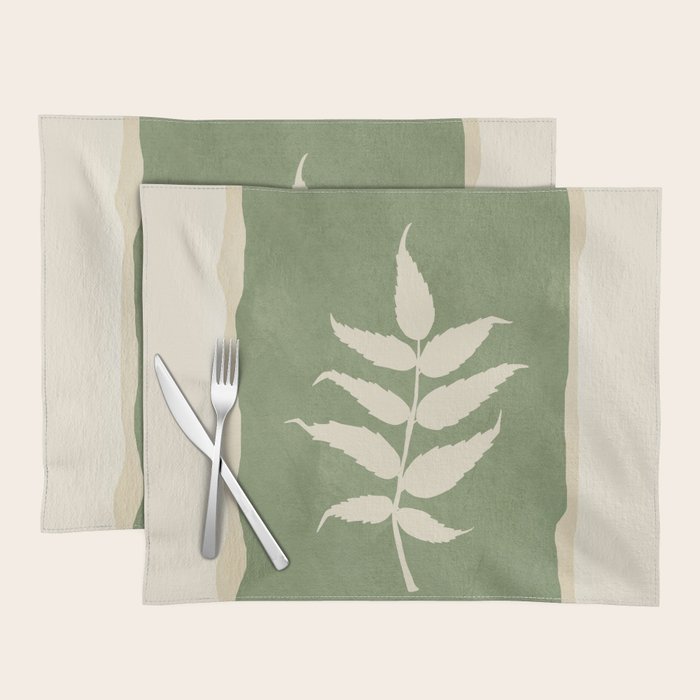 Leaf Design 19 Placemat Gallery Image 1