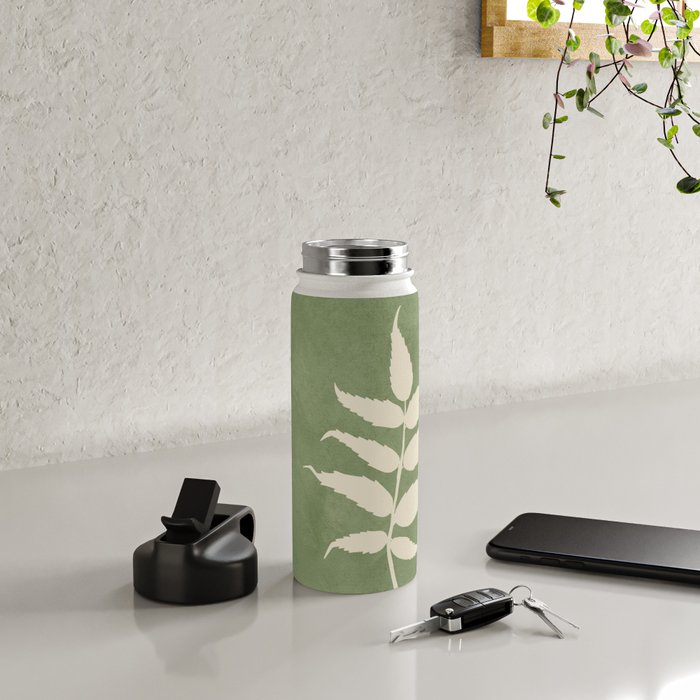 Leaf Design 19 Water Bottle Gallery Image 4