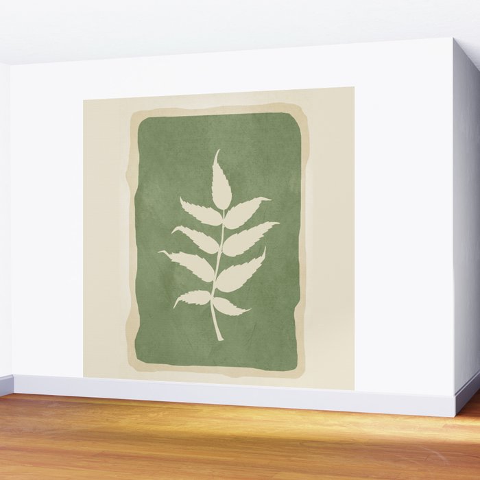 Leaf Design 19 Wall Mural Gallery Image 2