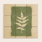 Leaf Design 19 Wood Wall Art Gallery Image 1