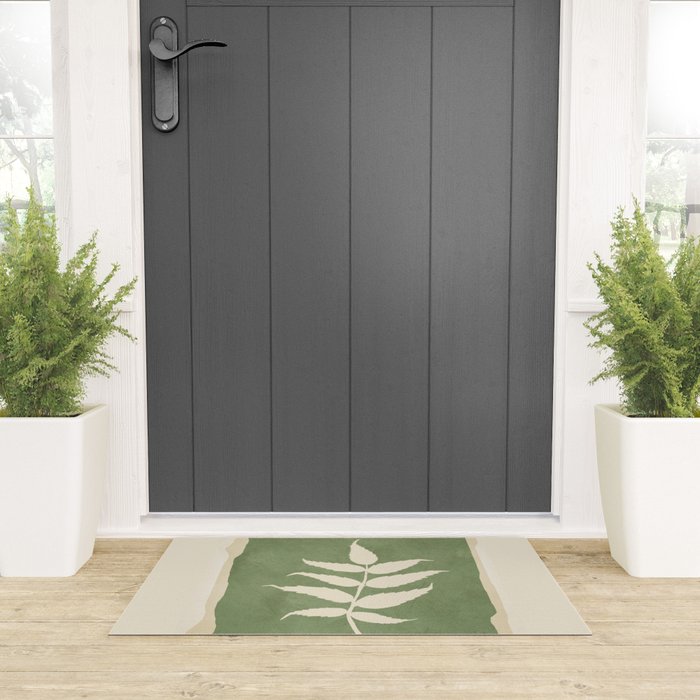 Leaf Design 19 Welcome Mat Gallery Image 3