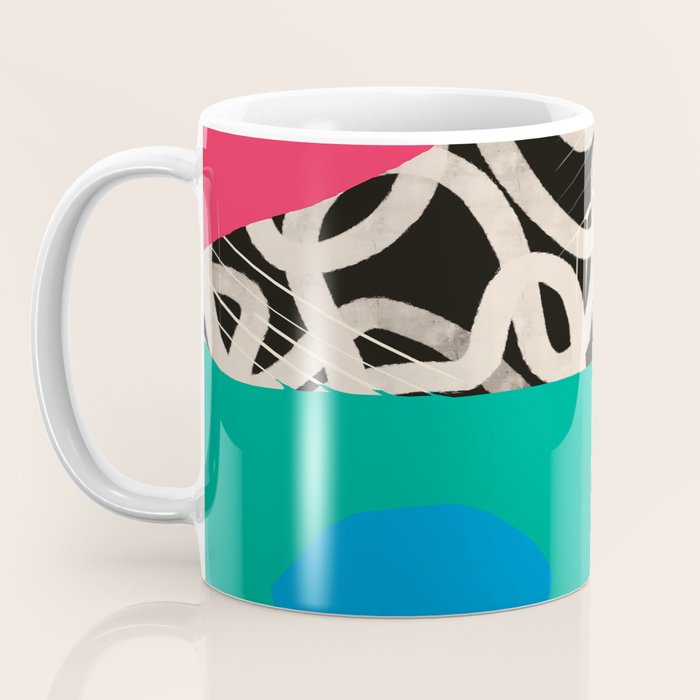 Mid Century Collage | PATTERN 07: The Retro Edition Coffee Mug Gallery Image 3