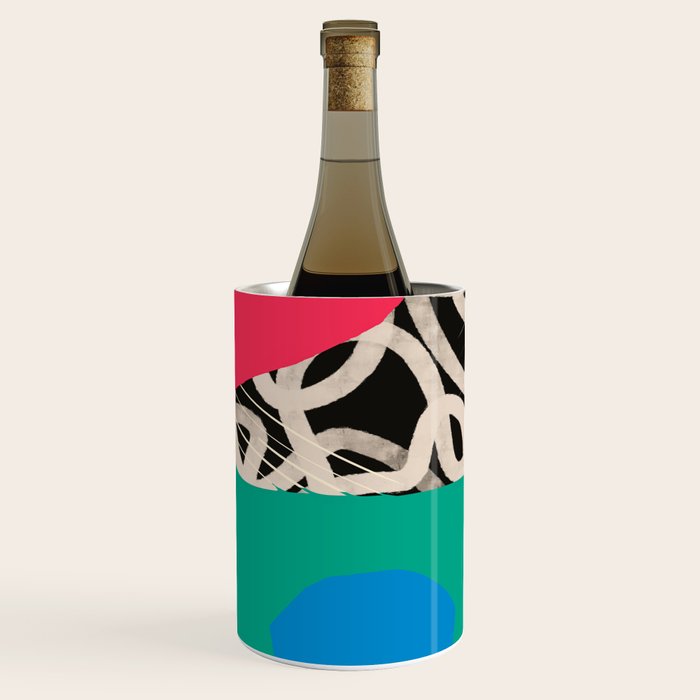 Mid Century Collage | PATTERN 07: The Retro Edition Wine Chiller Gallery Image 2