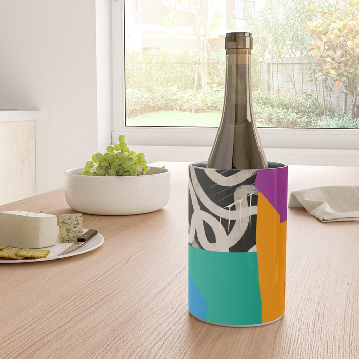 Mid Century Collage | PATTERN 07: The Retro Edition Wine Chiller Gallery Image 4