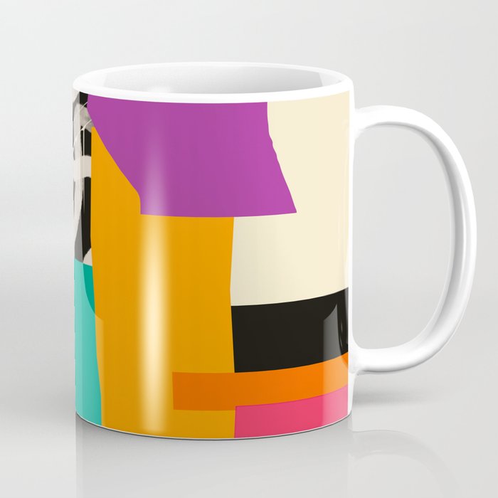 Mid Century Collage | PATTERN 07: The Retro Edition Coffee Mug Gallery Image 1