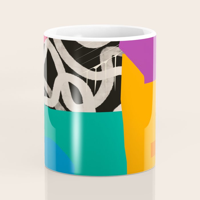 Mid Century Collage | PATTERN 07: The Retro Edition Coffee Mug Gallery Image 4
