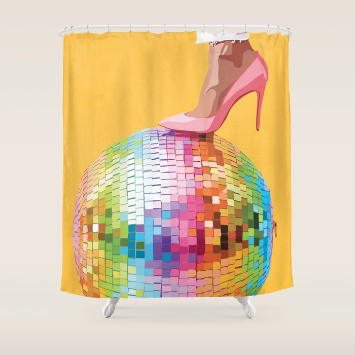 Lights of the Disco 2 Shower Curtain Gallery Image 1