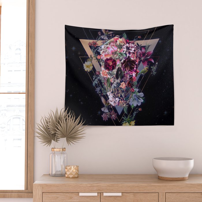 New Skull Wall Tapestry Gallery Image 2