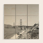 GOLDEN GATE BRIDGE IV / San Francisco, California Wood Wall Art Gallery Image 1