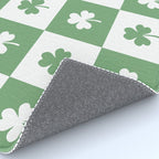 Shamrock Checkered Pattern Rug Gallery Image 4