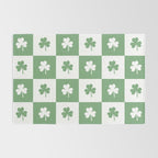 Shamrock Checkered Pattern Rug Gallery Image 2
