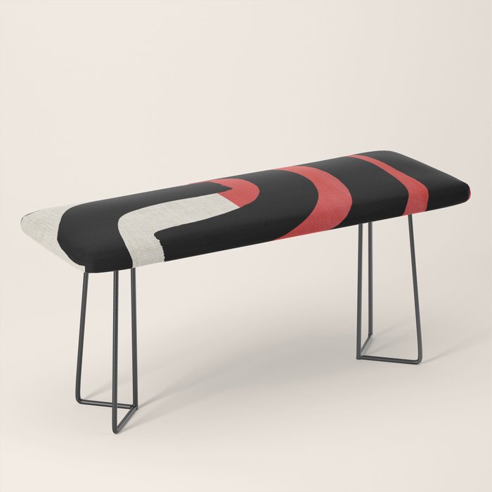 Red Round Bench Gallery Image 1