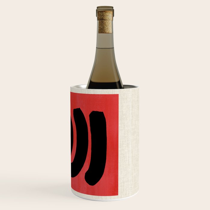 Red Round Wine Chiller Gallery Image 3