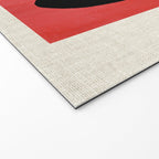 Red Round Welcome Mat Gallery Image 2