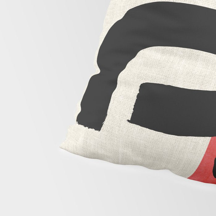 Red Round Pillow Sham Gallery Image 4