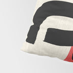 Red Round Pillow Sham Gallery Image 4